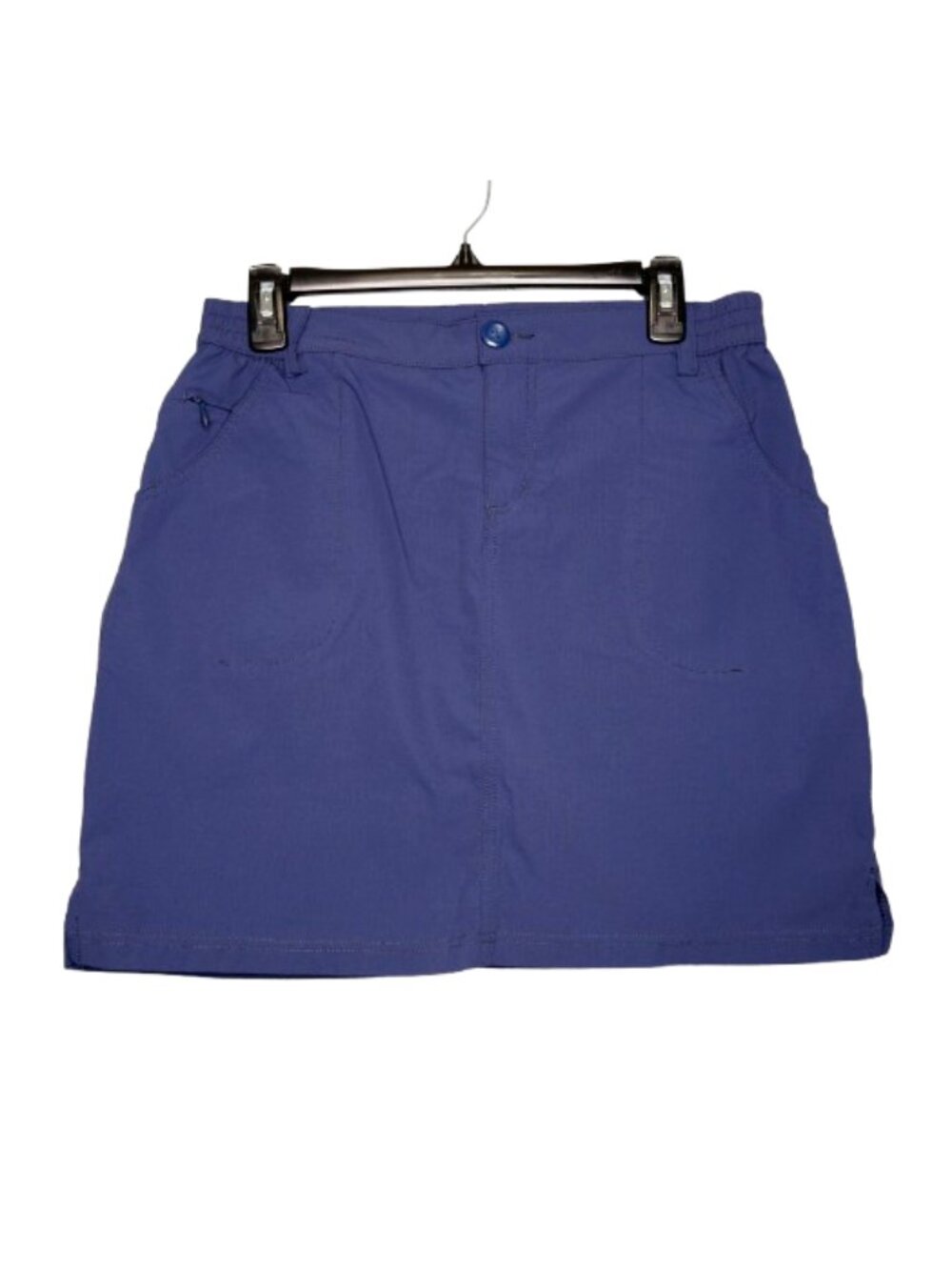 Willit Blue Nylon Outdoors Hiking Skort w/ Black Shorts & Pockets - M